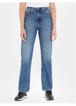 Calvin Klein Jeans Jeansy J20J221244 Niebieski Straight Fit ze sklepu MODIVO w kategorii Jeansy damskie - zdjęcie 162739068