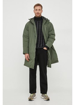 Calvin Klein kurtka puchowa męska kolor zielony zimowa ze sklepu ANSWEAR.com w kategorii Kurtki męskie - zdjęcie 162742365