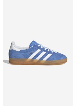 adidas Originals sneakersy zamszowe Gazelle Indoor HQ8717 kolor niebieski ze sklepu PRM w kategorii Trampki damskie - zdjęcie 162750907