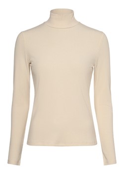 Marie Lund Damska koszulka z długim rękawem Kobiety wiskoza piaskowy jednolity ze sklepu vangraaf w kategorii Bluzki damskie - zdjęcie 162753927