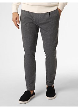 Finshley & Harding Spodnie Mężczyźni Sztuczne włókno szary w kratkę ze sklepu vangraaf w kategorii Spodnie męskie - zdjęcie 162753959