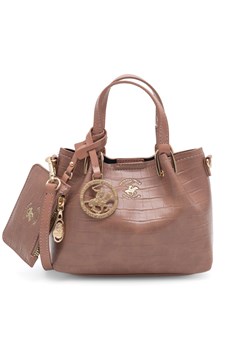Torebka Beverly Hills Polo Club BHPC-W-02-A23 Różowy ze sklepu eobuwie.pl w kategorii Kuferki - zdjęcie 162754046