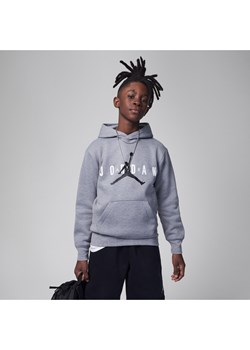 Bluza z kapturem dla dużych dzieci Jordan - Szary ze sklepu Nike poland w kategorii Bluzy chłopięce - zdjęcie 162757767