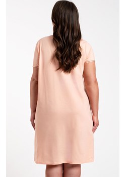 Koszula nocna damska łososiowa z krótkim rękawem Arietta, Kolor łososiowy, Rozmiar S, Italian Fashion ze sklepu Primodo w kategorii Koszule nocne - zdjęcie 162760259