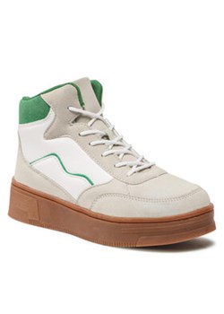 Nylon Red Sneakersy WAG1152105A-02 Beżowy ze sklepu MODIVO w kategorii Buty sportowe damskie - zdjęcie 162765715