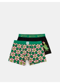 Sinsay - Bokserki Grinch 2 pack - zielony ze sklepu Sinsay w kategorii Majtki męskie - zdjęcie 162770768