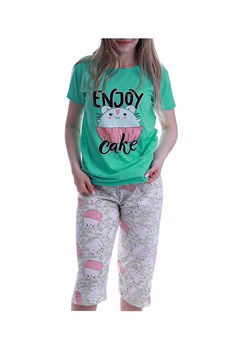 Zielona damska piżama Enjoy /H2-K42 P74 S195/ ze sklepu Pantofelek24.pl w kategorii Piżamy damskie - zdjęcie 162773368
