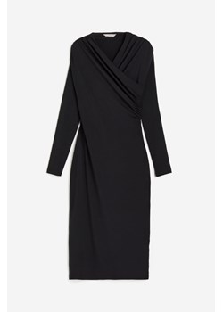H & M - Drapowana sukienka bodycon - Czarny ze sklepu H&M w kategorii Sukienki - zdjęcie 162774436
