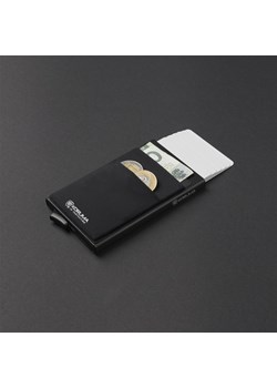 Aluminiowy portfel na karty z ochroną kart kredytowych RFID (czarny) ze sklepu Koruma ID Protection w kategorii Etui - zdjęcie 162782986