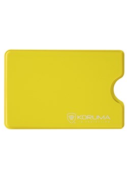 Plastikowe etui antykradzieżowe na kartę RFID (żółty) ze sklepu Koruma ID Protection w kategorii Etui - zdjęcie 162783409