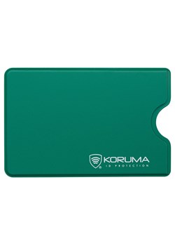 Plastikowe etui z ochroną RFID na kartę kredytową (zielony) ze sklepu Koruma ID Protection w kategorii Etui - zdjęcie 162783468