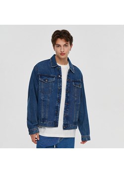 Kurtka jeansowa regular fit granatowa - Granatowy ze sklepu House w kategorii Kurtki męskie - zdjęcie 162785455