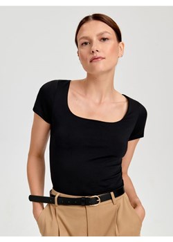 Sinsay - Koszulka - czarny ze sklepu Sinsay w kategorii Bluzki damskie - zdjęcie 162790315