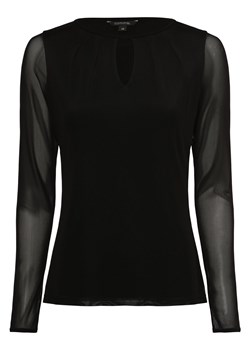 comma Damska koszulka z długim rękawem Kobiety czarny jednolity ze sklepu vangraaf w kategorii Bluzki damskie - zdjęcie 162792696