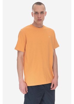 Wood Wood t-shirt bawełniany kolor pomarańczowy wzorzysty 12315700.2491-ABRICOT ze sklepu ANSWEAR.com w kategorii T-shirty męskie - zdjęcie 162800405