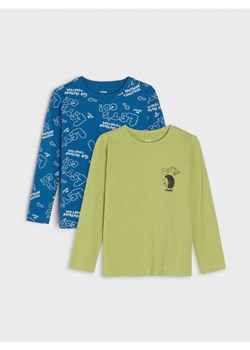 Sinsay - Koszulki 2 pack - zielony ze sklepu Sinsay w kategorii T-shirty chłopięce - zdjęcie 162801146