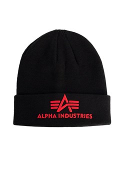 Czapka Alpha Industries 3D Beanie 16891094 - czarna ze sklepu streetstyle24.pl w kategorii Czapki zimowe męskie - zdjęcie 162801286
