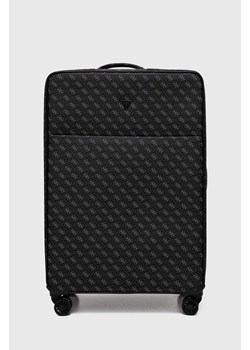 Guess walizka kolor czarny ze sklepu ANSWEAR.com w kategorii Walizki - zdjęcie 162805176