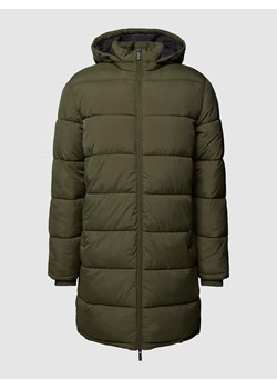 Płaszcz pikowany z kapturem model ‘COOPER’ ze sklepu Peek&Cloppenburg  w kategorii Płaszcze męskie - zdjęcie 162810905