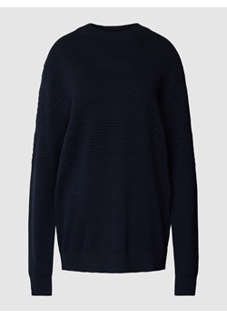 Sweter z dzianiny z okrągłym dekoltem model ‘SKIPPER’ ze sklepu Peek&Cloppenburg  w kategorii Swetry męskie - zdjęcie 162811005