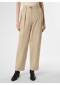 Marc O'Polo Spodnie Kobiety Bawełna beżowy jednolity ze sklepu vangraaf w kategorii Spodnie damskie - zdjęcie 162812968