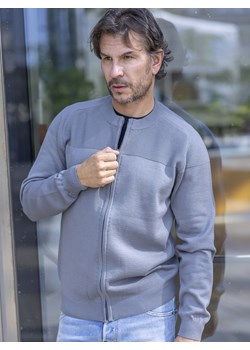 Sweter męski - Simon - popiel - M ze sklepu Swetry Lasota w kategorii Swetry męskie - zdjęcie 162813645