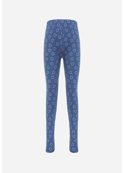 Niebieskie Legginsy Tiut ze sklepu Born2be Odzież w kategorii Spodnie dziewczęce - zdjęcie 162820797