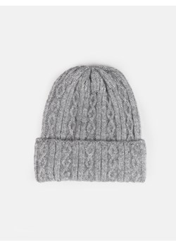 GATE Dzianinowa czapka ze wzorem uni ze sklepu gateshop w kategorii Czapki zimowe damskie - zdjęcie 162821947