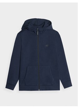 4F Bluza 4FJAW23TSWSM627 Granatowy Regular Fit ze sklepu MODIVO w kategorii Bluzy chłopięce - zdjęcie 162825099