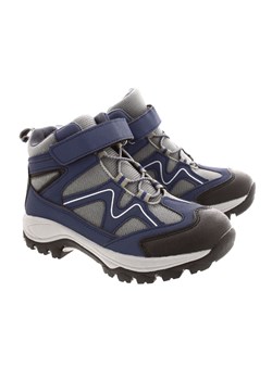 Granatowe buty trekkingowe dla chłopca na rzep ze sklepu 5.10.15 w kategorii Buty trekkingowe dziecięce - zdjęcie 162827558