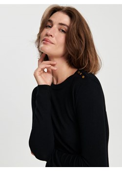 Sinsay - Sweter z ozdobnymi guzikami - czarny ze sklepu Sinsay w kategorii Swetry damskie - zdjęcie 162829318