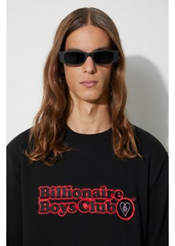 Billionaire Boys Club bluza bawełniana OUTDOORSMAN CREWNECK męska kolor czarny z aplikacją B23338 ze sklepu PRM w kategorii Bluzy męskie - zdjęcie 162830488