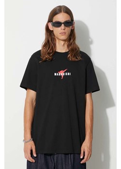 Maharishi t-shirt bawełniany Invisible Warrior T-Shirt kolor czarny z nadrukiem 1070 ze sklepu PRM w kategorii T-shirty męskie - zdjęcie 162830528