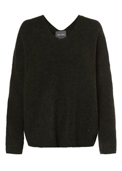MOS MOSH Sweter damski z dodatkiem alpaki Kobiety Wełna khaki marmurkowy ze sklepu vangraaf w kategorii Swetry damskie - zdjęcie 162832419