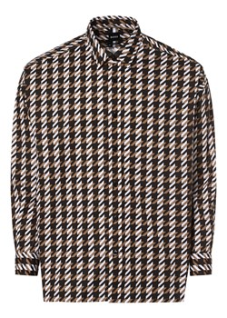 BOSS Koszula męska Mężczyźni Comfort Fit Bawełna brązowy wzorzysty ze sklepu vangraaf w kategorii Koszule męskie - zdjęcie 162832468