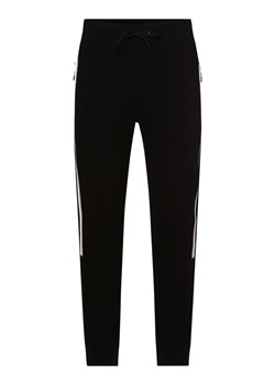 BOSS Spodnie dresowe Mężczyźni Bawełna czarny jednolity ze sklepu vangraaf w kategorii Spodnie męskie - zdjęcie 162832485