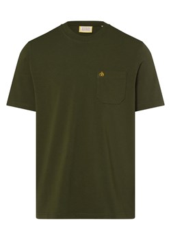 Scotch & Soda T-shirt męski Mężczyźni Bawełna oliwkowy jednolity ze sklepu vangraaf w kategorii T-shirty męskie - zdjęcie 162832489