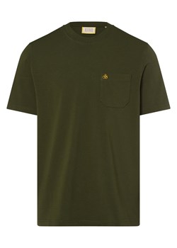 Scotch & Soda T-shirt męski Mężczyźni Bawełna oliwkowy jednolity ze sklepu vangraaf w kategorii T-shirty męskie - zdjęcie 162832489