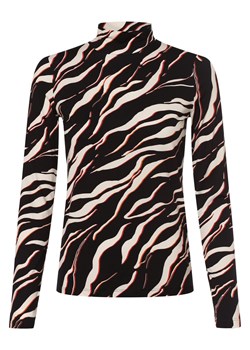 Marc Cain Sports Damska koszulka z długim rękawem Kobiety czarny wzorzysty ze sklepu vangraaf w kategorii Bluzki damskie - zdjęcie 162832509
