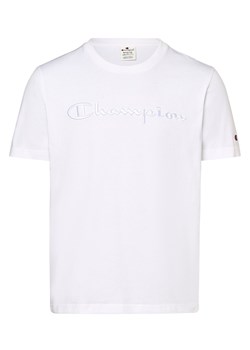 Champion T-shirt męski Mężczyźni Bawełna biały jednolity ze sklepu vangraaf w kategorii T-shirty męskie - zdjęcie 162832606
