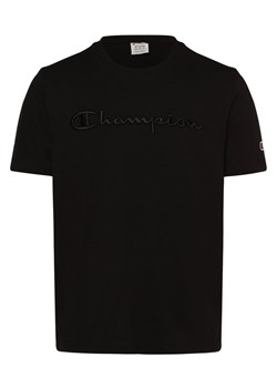 Champion T-shirt męski Mężczyźni Bawełna czarny jednolity ze sklepu vangraaf w kategorii T-shirty męskie - zdjęcie 162832607