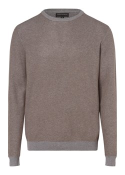 Finshley & Harding Sweter z dodatkiem kaszmiru Mężczyźni Bawełna melanżowy wypukły wzór tkaniny ze sklepu vangraaf w kategorii Swetry męskie - zdjęcie 162832635