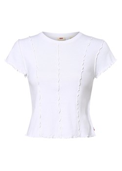 Levi's T-shirt damski Kobiety Bawełna biały jednolity ze sklepu vangraaf w kategorii Bluzki damskie - zdjęcie 162832645