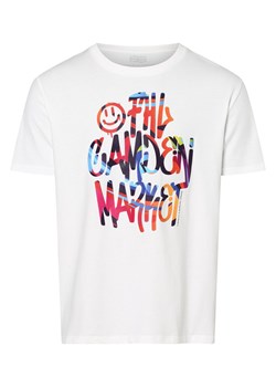 Finshley & Harding London T-shirt męski Mężczyźni Bawełna biały nadruk ze sklepu vangraaf w kategorii T-shirty męskie - zdjęcie 162832705
