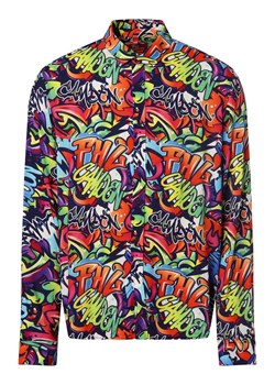 Finshley & Harding London Koszula męska Mężczyźni Comfort Fit wiskoza wielokolorowy wzorzysty ze sklepu vangraaf w kategorii Koszule męskie - zdjęcie 162832726