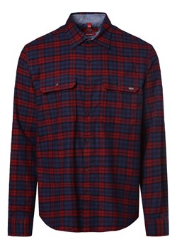 Finshley & Harding London Koszula męska Mężczyźni Comfort Fit Bawełna malinowy w kratkę ze sklepu vangraaf w kategorii Koszule męskie - zdjęcie 162832727