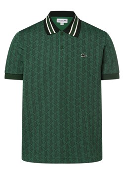 Lacoste Męska koszulka polo Mężczyźni zielony wzorzysty ze sklepu vangraaf w kategorii T-shirty męskie - zdjęcie 162832789