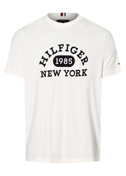 Tommy Hilfiger T-shirt męski Mężczyźni Bawełna écru nadruk ze sklepu vangraaf w kategorii T-shirty męskie - zdjęcie 162832865