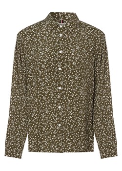 Tommy Hilfiger Bluzka damska Kobiety wiskoza oliwkowy wzorzysty ze sklepu vangraaf w kategorii Koszule damskie - zdjęcie 162832938