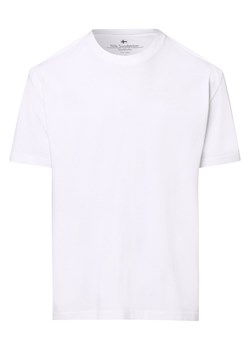 Nils Sundström T-shirt męski Mężczyźni Bawełna biały jednolity ze sklepu vangraaf w kategorii T-shirty męskie - zdjęcie 162832948